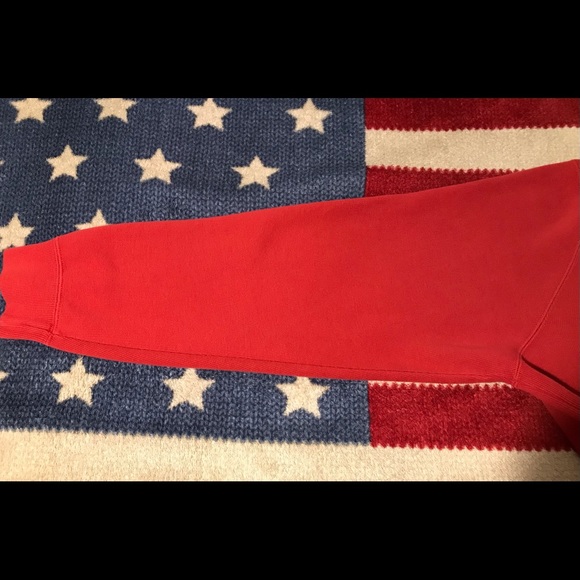 Vintage Polo Ralph Lauren Classic Red V Neck Sweater L p wing stadium rlpc Golf - Picture 6 of 10